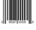 Barcode Image for UPC code 099387000055