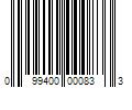 Barcode Image for UPC code 099400000833