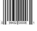 Barcode Image for UPC code 099432000061