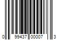 Barcode Image for UPC code 099437000073