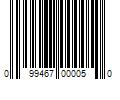 Barcode Image for UPC code 099467000050