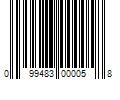 Barcode Image for UPC code 099483000058