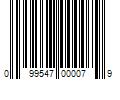 Barcode Image for UPC code 099547000079