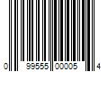 Barcode Image for UPC code 099555000054