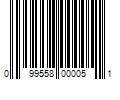 Barcode Image for UPC code 099558000051