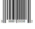 Barcode Image for UPC code 099561000062