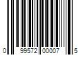 Barcode Image for UPC code 099572000075