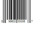 Barcode Image for UPC code 099603000067