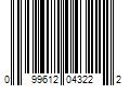 Barcode Image for UPC code 099612043222