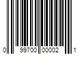 Barcode Image for UPC code 099700000021