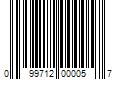 Barcode Image for UPC code 099712000057