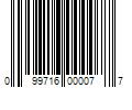 Barcode Image for UPC code 099716000077