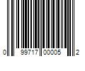 Barcode Image for UPC code 099717000052