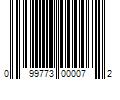 Barcode Image for UPC code 099773000072