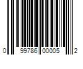 Barcode Image for UPC code 099786000052