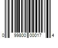 Barcode Image for UPC code 099800000174