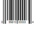 Barcode Image for UPC code 099810000034