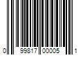 Barcode Image for UPC code 099817000051