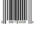 Barcode Image for UPC code 099817000068