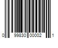 Barcode Image for UPC code 099830000021