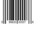 Barcode Image for UPC code 099830000076