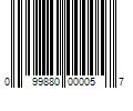 Barcode Image for UPC code 099880000057