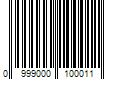 Barcode Image for UPC code 0999000100011