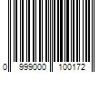 Barcode Image for UPC code 0999000100172