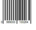 Barcode Image for UPC code 0999000100264