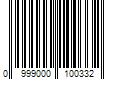 Barcode Image for UPC code 0999000100332