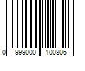 Barcode Image for UPC code 0999000100806