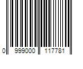 Barcode Image for UPC code 0999000117781