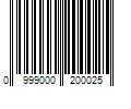 Barcode Image for UPC code 0999000200025