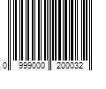 Barcode Image for UPC code 0999000200032