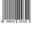 Barcode Image for UPC code 0999000200322