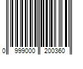 Barcode Image for UPC code 0999000200360