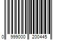 Barcode Image for UPC code 0999000200445