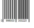 Barcode Image for UPC code 0999000300220