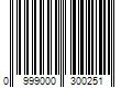 Barcode Image for UPC code 0999000300251