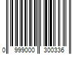 Barcode Image for UPC code 0999000300336