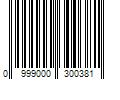 Barcode Image for UPC code 0999000300381