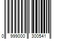 Barcode Image for UPC code 0999000300541