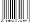 Barcode Image for UPC code 0999000300916