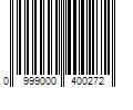 Barcode Image for UPC code 0999000400272