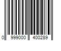 Barcode Image for UPC code 0999000400289