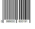 Barcode Image for UPC code 0999000600191