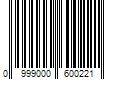 Barcode Image for UPC code 0999000600221