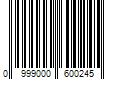 Barcode Image for UPC code 0999000600245