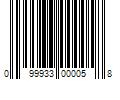 Barcode Image for UPC code 099933000058