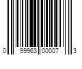 Barcode Image for UPC code 099963000073